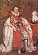 Mytens, Daniel the Elder James I of England oil painting artist